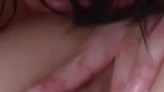 Redhead gets massive dildo in her ass by her friend