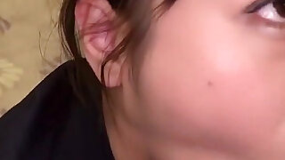 Big Breasts President Secretary Is Commuting with a Vibe! 1