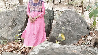 A College Girl Was Hardcore Fucking by Her Teacher After College in Jungle, a Hottest Girl Was Sex with Her Boyfriend in Jungle