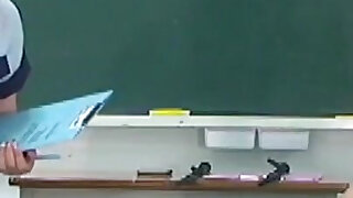 Female Instructor at the Pussy and Anus Licking Training School Shows Her Pussy to Slaves so They Can Learn Its Anatomy